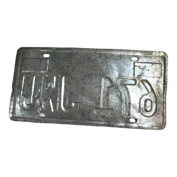 Vintage Texas Sesquicentennial License Plate/Tag 1836-1987 671 JWU Man Cave Barn - Picture 2 of 4